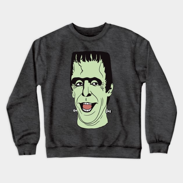 Happy Munster Crewneck Sweatshirt by ikado